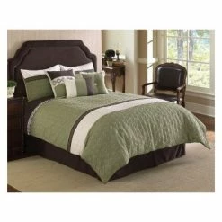 Brand new 🔥 7pc Fairmont Comforter Set Sage Green/Brown/Ivory - Riverbrook Home ⭐ -Bedding Sets & Collections Sales Shop unnamed file 3318