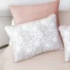 Outlet 🌟 Riverbrook Home Katie Layered Comforter & Coverlet Set Blush/Taupe ✔️