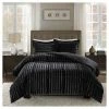 Brand new ❤️ Madison Park York Brushed Faux Fur Comforter Mini Set Chocolate 😀