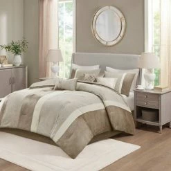 Flash Sale 🔔 Madison Park Hang Comforter Set Taupe 🛒