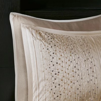 Buy π Madison Park Lillian Embroidered Comforter Set 8pc Natural βοΈ 4 Buy π Madison Park Lillian Embroidered Comforter Set 8pc Natural βοΈ - Image 4