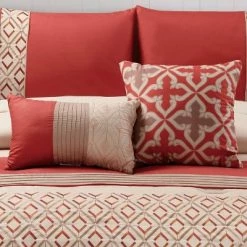 Cheap ⌛ 8pc Janna Comforter Set Orange - Riverbrook Home 😀