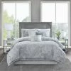 Wholesale 🌟 Madison Park 7pc Karlene Cotton Sateen Comforter Set Gray 🌟