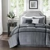 Best Sale 🎉 Madison Park 7pc Northridge Herringbone Comforter Set Gray ✨