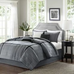 Best Sale 🎉 Madison Park 7pc Northridge Herringbone Comforter Set Gray ✨ -Bedding Sets & Collections Sales Shop unnamed file 3446
