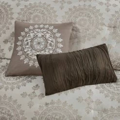 Buy ✔️ Madison Park 12pc Madeline Jacquard Comforter Set - Tan 🧨 -Bedding Sets & Collections Sales Shop unnamed file 3477