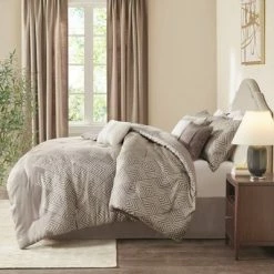Best Sale 🎉 Madison Park Atlas Jacquard Comforter Set Gray 😀 -Bedding Sets & Collections Sales Shop unnamed file 3538