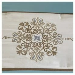 Best deal ⭐ Madison Park Sharon 7pc Polyester Jacquard Comforter Bedding Set with Bedskirt 🧨 -Bedding Sets & Collections Sales Shop unnamed file 3552