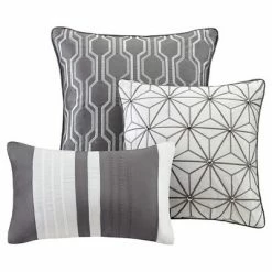 Best Sale 🔔 Madison Park Carmela Graphic Floral Print Comforter Set - 7pc Gray 🔔 -Bedding Sets & Collections Sales Shop unnamed file 3580