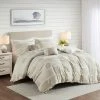 Best Pirce 🛒 Madison Park Raven Cotton Clipped Comforter Set Taupe 👍