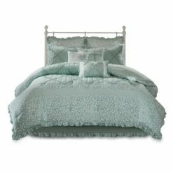 Cheapest π Madison Park Aqua Gretchen Cotton Percale Comforter Set 9pc π€© 7 Cheapest π Madison Park Aqua Gretchen Cotton Percale Comforter Set 9pc π€© -Bedding Sets & Collections Sales Shop unnamed file 3674