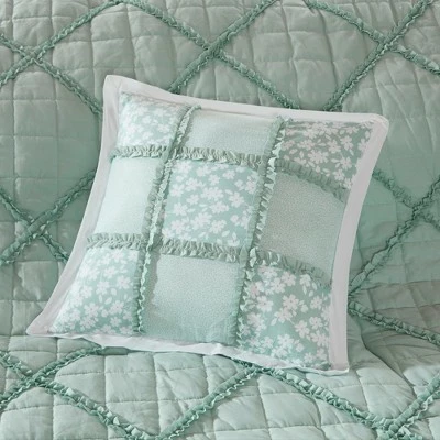 Cheapest π Madison Park Aqua Gretchen Cotton Percale Comforter Set 9pc π€© 6 Cheapest π Madison Park Aqua Gretchen Cotton Percale Comforter Set 9pc π€© - Image 6