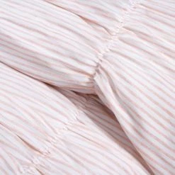 Discount 🛒 Lush Decor Lush Décor Ruching Ticking Stripe Comforter & Sham Set Blush 🎉 -Bedding Sets & Collections Sales Shop unnamed file 3681