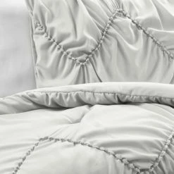 Cheapest ⌛ Lush Decor Ruched Chevron Comforter Set - Lush Décor Light Gray 🛒 -Bedding Sets & Collections Sales Shop unnamed file 3698