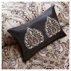 Brand new 😀 Madison Park Black Tracy Jacquard Comforter Set (Queen) 24pc 🎁 -Bedding Sets & Collections Sales Shop unnamed file 3732