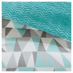New 🎁 Intelligent Design Haley Reversible Comforter Mini Set Aqua 🔔 -Bedding Sets & Collections Sales Shop unnamed file 3744