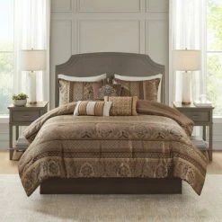 Budget ✨ Madison Park 7pc Mirage Polyester Jacquard Comforter Bedding Set Gray 😀 -Bedding Sets & Collections Sales Shop unnamed file 3748