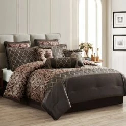 Deals 🛒 Brackley Comforter Set - Riverbrook Home Brown 💯