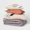 Flash Sale 🎁 Washed Cotton Sateen Bedding Collection - Threshold™ 👏