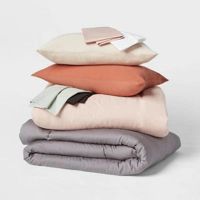 Flash Sale 🎁 Washed Cotton Sateen Bedding Collection - Threshold™ 👏 1 Flash Sale 🎁 Washed Cotton Sateen Bedding Collection - Threshold™ 👏