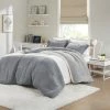 Flash Sale 🔥 Intelligent Design Remy Color Block Overfilled Sherpa Comforter Set Gray/ivory 🎁