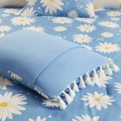 Discount ✨ Intelligent Design Full/Queen Daria Daisy Printed Comforter Set with Tassels - Blue 🔔 -Bedding Sets & Collections Sales Shop unnamed file 3881