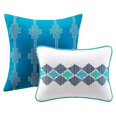 Budget β€οΈ Intelligent Design Teal/White Luna Comforter Set π 1 Budget β€οΈ Intelligent Design Teal/White Luna Comforter Set π