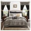 Brand new 🤩 Madison Park Black Tracy Jacquard Comforter Set (King) 24pc ✨