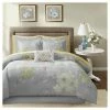 Top 10 🔥 Cornell Floral Comforter and Sheet Set Gray - Madison Park 😀
