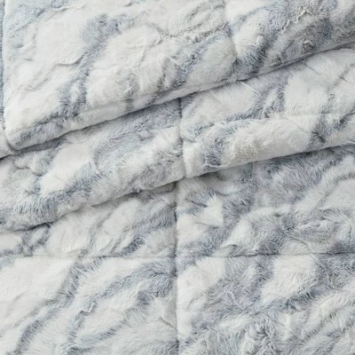 Best reviews of π₯ Madison Park Naomi Marble Faux Fur Comforter Set Gray/Blue β€οΈ 6 Best reviews of π₯ Madison Park Naomi Marble Faux Fur Comforter Set Gray/Blue β€οΈ - Image 6
