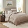 Flash Sale 🎉 Madison Park Kaden Jacquard Comforter Set Taupe ⭐