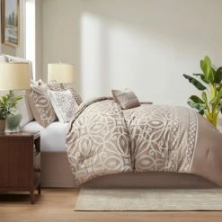 Flash Sale 🎉 Madison Park Kaden Jacquard Comforter Set Taupe ⭐ -Bedding Sets & Collections Sales Shop unnamed file 3999
