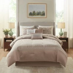 Flash Sale 🎉 Madison Park Kaden Jacquard Comforter Set Taupe ⭐ -Bedding Sets & Collections Sales Shop unnamed file 4000