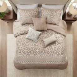 Flash Sale 🎉 Madison Park Kaden Jacquard Comforter Set Taupe ⭐ -Bedding Sets & Collections Sales Shop unnamed file 4010