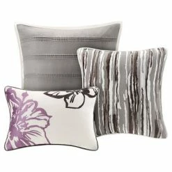 Best deal 😍 Madison Park Jasmine Watercolor Floral Comforter Set - 7 Piece Gray 👏 -Bedding Sets & Collections Sales Shop unnamed file 4029