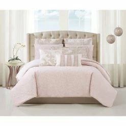Discount 👍 Charisma Melange Quilted Velvet Collection - Pink 🌟