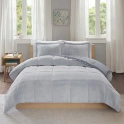 Best reviews of 😍 Intelligent Design Miles Reversible Frosted Print Plush to Heathered Comforter Set Gray 🎉 -Bedding Sets & Collections Sales Shop unnamed file 4049