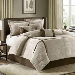 Best deal 🌟 Madison Park Caldwell Corduroy Comforter Set - Taupe 👍