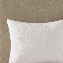 Best deal 👍 Madison Park Full/Queen 4pc Madeline Microsculpt Comforter Set White 🎉 -Bedding Sets & Collections Sales Shop unnamed file 4279