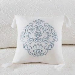 Best deal 👍 Madison Park Full/Queen 4pc Madeline Microsculpt Comforter Set White 🎉 -Bedding Sets & Collections Sales Shop unnamed file 4282