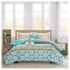 Deals 😍 Intelligent Design Teal & Yellow Aneesa Global Print Comforter Set ❤️