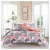 Best Sale 🔥 Intelligent Design Vera Floral Comforter Set Coral ⌛