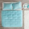 Best Pirce ⌛ Intelligent Design Ava Seersucker Down Alternative Comforter Set Aqua 🤩