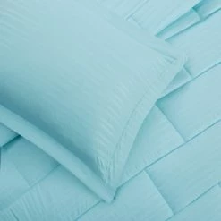 Best Pirce ⌛ Intelligent Design Ava Seersucker Down Alternative Comforter Set Aqua 🤩 -Bedding Sets & Collections Sales Shop unnamed file 4322