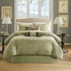 Brand new 😀 Madison Park Key West 7 Piece Jacquard Comforter Set 🤩