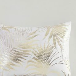 Hot Sale 💯 Intelligent Design Liliana Tropical Metallic Printed Comforter Set Gold ⭐ -Bedding Sets & Collections Sales Shop unnamed file 4338