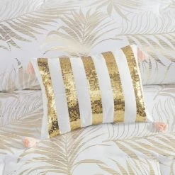 Hot Sale 💯 Intelligent Design Liliana Tropical Metallic Printed Comforter Set Gold ⭐ -Bedding Sets & Collections Sales Shop unnamed file 4341