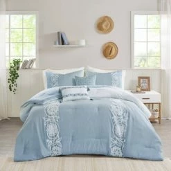 New π Madison Park Ellie Cotton Comforter Set Blue π 14 New π Madison Park Ellie Cotton Comforter Set Blue π -Bedding Sets & Collections Sales Shop unnamed file 4370
