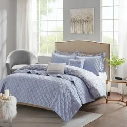 Buy 🎁 Madison Park Lotti Comforter and Coverlet Set Blue 😀 -Bedding Sets & Collections Sales Shop unnamed file 4386