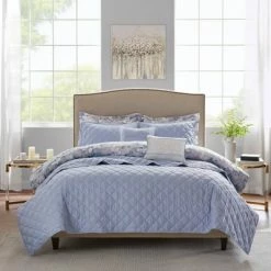 Buy 🎁 Madison Park Lotti Comforter and Coverlet Set Blue 😀 -Bedding Sets & Collections Sales Shop unnamed file 4387